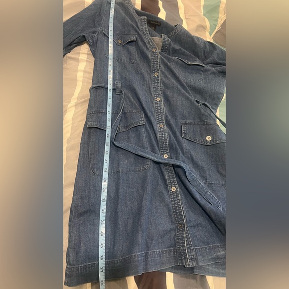 BIG SALE(3 for $50)- Calvin Klein Blue Denim Dress - Picture 8 of 8